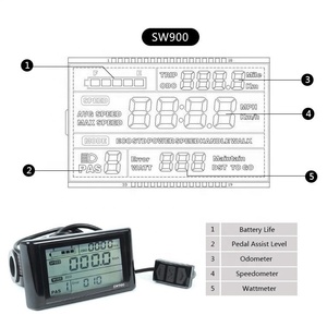 Kit Motore Hub 48V 1000W con Display LCD e Acceleratore a Manopola per Conversione Bicicletta Elettrica - Product Image 4