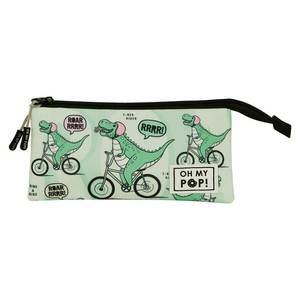 Karactermania For Oh My Pop Dinorrr-<b>FAN</b> Triple Pencil <b>Case</b> 2.0, Green - Product Image 2