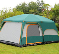 De haute qualité En Plein Air Automatique 6-12 personne grand luxe en plein air étanche toile famille camping 8-10 Personne Famille Tente de Camping