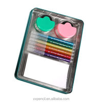 Boîte en plastique contenant 150 pièces, ensemble de dessin DIY, fournitures artistiques pour enfants, ensemble de peinture, ensemble artistique pour enfants, excellent cadeau pour les enfants, cadeau de Noël