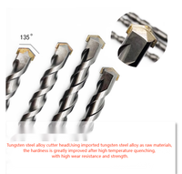 Foret à maçonnerie BMBA-07 SDS-PLUS SHANK, foret à percussion électrique de haute qualité à une seule dent, tige SDS Max