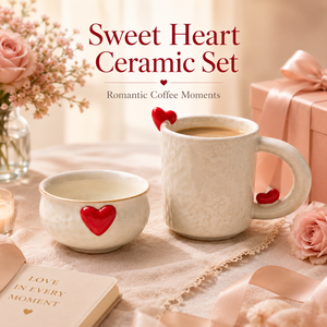 Taza <span class=keywords><strong>de</strong></span> <span class=keywords><strong>Café</strong></span> <span class=keywords><strong>de</strong></span> Cerámica con Corazón, 400 ml, Diseño <span class=keywords><strong>de</strong></span> Corazón 3D, Apta para Microondas, Apta para Lavavajillas, Regalo para el Día <span class=keywords><strong>de</strong></span> San Valentín - Product Image 2
