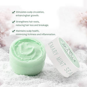 KOEC Biberiye Nane Deniz Tuzu Saç Derisi Peelingi Masaj Tarağı ile 2'si 1 Arada Saç Bakım Şampuanı Saç Derisi Temizleyici Saç Bakımı - Product Image 2