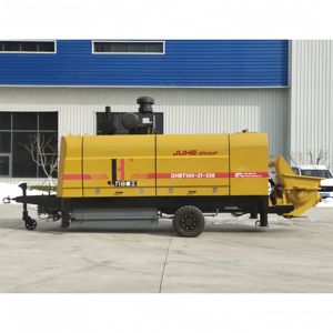 Bomba de Concreto Hidráulica Diésel para Remolque DHBT100S-21, 60m³ 1000m³, Máquina de Entrega de Concreto para Proyectos de Construcción e Ingeniería - Product Image 3