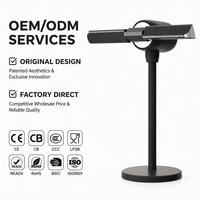 Ventilateur sur pied sans pales à moteur DC, hauteur réglable, oscillation automatique, contrôle par télécommande et application pour la maison