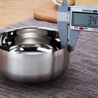 Bol à soupe isolant à Double couche bol de cuisine en acier inoxydable 304 bol à riz coréen avec couvercle