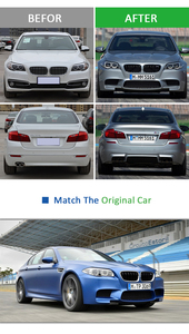 Piezas de carrocería para coche, Kit de carrocería de la serie 5 F10, juego de mejora modificada M5 Facelift para <span class=keywords><strong>BMW</strong></span> serie 5 F10, parachoques de rejilla, venta al por mayor - Product Image 6