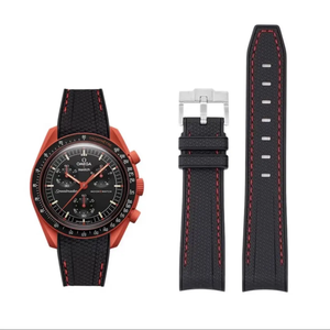 Collaboration Bracelets de montres intelligentes de luxe pour <span class=keywords><strong>Submariner</strong></span> Series 20mm Silicone Cartoon Design <span class=keywords><strong>Noir</strong></span> et Vert - Product Image 3
