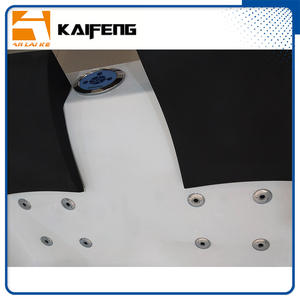 OEM屋内2人用バスルームジェットバスタブKF-612Rホワイトハイドロマッサージバスタブジェット付きダブル枕エアバブル & ワールプール - Product Image 3