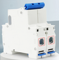 Disjoncteur de haute qualité CHINT MCB NXB-63 -2P 50-60AD à double alimentation avec interverrouillage, contrôleur de circuit double