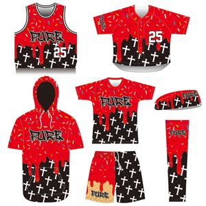Sweat à capuche de baseball léger à manches courtes personnalisé, haut à capuche d'équipe, sweat à capuche à sublimation, sweat à capuche de baseball pour jeunes - Product Image 3