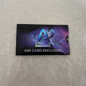 Apollo Satellite Sim Card Enclosed Holographic Packaging <b>Box</b> Rectangle Corrugated Board Telescope <b>Box</b> With QR Code And Details - Product Image 2