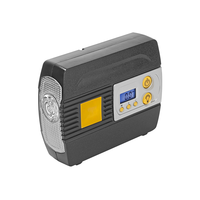 Pompe à air électrique portable en plastique Richtek 12V 120W, 100 psi, lumière LED, signal SOS, gonflage rapide, pression des pneus numérique
