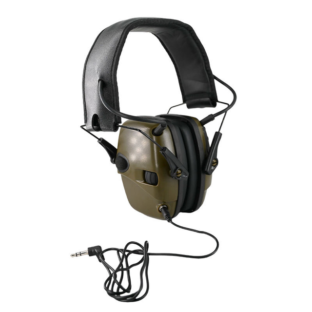 Sanda Heavy Duty Tactical Wired Music Earphones Headset ENC 2-Pin PTT Two-Way Security Radio Walkie 12-Month