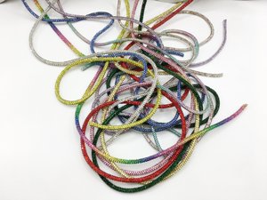 Sinrong Bling Bling dây kim cương cắt dây tinh thể <span class=keywords><strong>Rhinestone</strong></span> Ống dây cho trang trí DIY <span class=keywords><strong>Rhinestone</strong></span> dây - Product Image 3