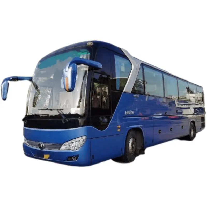 Used Yutong Buses Model ZK6122 51 Seats Rear Engine Engine Euro V LHD/RHD Driver Low Kilometer Color Customized Nude Packing