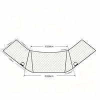 Housse de protection imperméable pour pare-brise de camping-car, protection contre la glace et la neige, protection contre les UV à 95 %, tissu non tissé