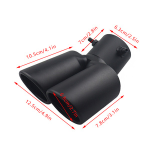 Embout d'échappement double tube en acier inoxydable pour modification General Motors - Product Image 5
