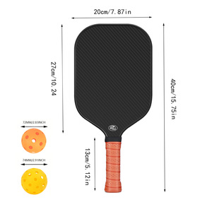 98. Pour <span class=keywords><strong>Amazon</strong></span> Kevlar 3K Camouflage Pattern Carbon Fiber <span class=keywords><strong>Pickleball</strong></span> Racket 13mm pour la formation Factory-Furnished Press - Product Image 3