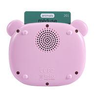 Machine d'apprentissage interactive personnalisée en forme d'ours avec cartes flash parlantes, jouet éducatif bilingue pour enfants d'âge préscolaire OEM ODM