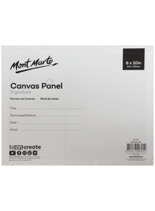 Toiles sur châssis Mont Marte pour la peinture, 2 panneaux de toile de 20,3 x 25,4 cm pour la peinture - Product Image 4