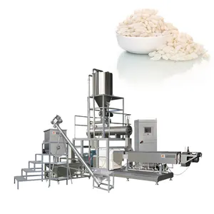 Industriale di gonfiaggio di riso soffio snack macchine alimentari estrusore riso soffiato che fa la macchina