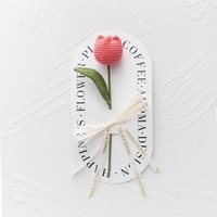 Vente en gros d'arrangements floraux au crochet, lettres personnalisées, cadeaux de mariage de luxe pour les invités