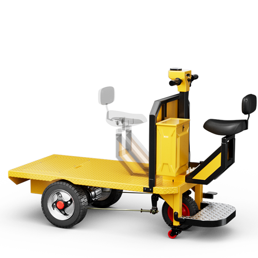 Wholesale Wheel Heavy Electric Trolley for Hospital and Industrial Outdoor Logistics Cargo Mover Truck Hand Cart