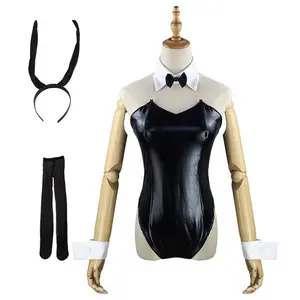 Traje cosplay feminino, fantasia coelhinho mai sakurajima FCGD-007