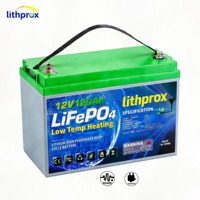 Batería de ciclo profundo LiFePO4 para almacenamiento en el hogar, 12.8V 120AH, Grado A, 6K ciclos, BMS inteligente, RS485, Conector Anderson, CE RoHS IP67, OEM ODM