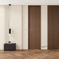 Puerta Interior Moderna Invisible Sin Marco, Personalizable en Tamaño y Color, Diseño OEM con Acabado de Superficie de PVC y Garantía de 4 Años