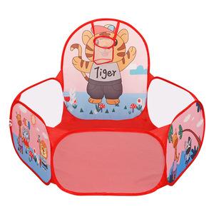 Piscina de Bolas Oceánicas para <span class=keywords><strong>Niños</strong></span>, Valla Hexagonal, Fácil de Plegar, Juguete Deportivo, <span class=keywords><strong>Tela</strong></span> de Poliéster Fina, Piscina de Juguete para Bebés, Interior/Exterior, Ola - Product Image 3