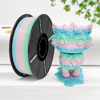 Filament d'imprimante 3D Becreative PETG PEI Rod Rainbow 1,75 mm haute résistance brillant dégradé multicolore 245-255 FDM pour imprimantes 3D