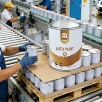 Peinture de réparation automobile 1K Color Masterbatch, couche de finition haute brillance, haute couvrance, revêtement liquide polyuréthane en spray