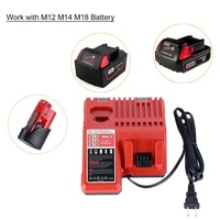 Chargeur de batterie 48-59-1812 convient pour 12V-18V Milwaukee M12 M14 M18 batterie au Lithium 48-11-2420 48-11-1850 48-11-2401