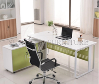 Table de bureau blanche Bureau exécutif moderne Bureau d'ordinateur de bureau Escritorio Oficina