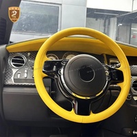 Kit de garnitures intérieures entièrement en fibre de carbone pour Rolls-Royce Wraith Black-B Style, pièces de rechange pour tableau de bord, panneaux de porte, console centrale