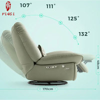 Vente en gros de fauteuil de canapé inclinable mobilier de salon réglable fauteuil de canapé inclinable électrique à siège unique
