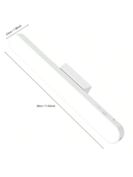 Plafonnier LED magnétique rechargeable, luminosité réglable, lampe de dortoir pour l'étude, la chambre à coucher, le bureau à domicile