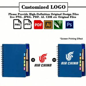 Wholesale Promotional Business Gift Student <b>Notepads</b> with Pen Colorful Sticky Notes Set Notepad Custom Logo Printing Note Pads - Product Image 2