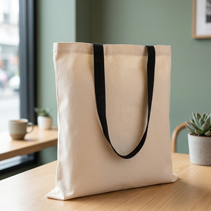 Premium <b>Canvas</b> Tote <b>Bag</b> Rope <b>Drawstring</b> Shoulder Closure Wedding Style-Bestseller for Modern Brands OEM Wholesale Bulk Orders - Product Image 1