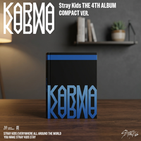 Album studio 4 de Stray Kids 'Karma' (version compacte) - Album CD officiel Kpop coréen pour tous les âges