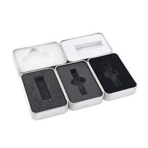 <strong>Rectangular</strong> Silver Metal Boxes Mini Tin Organizers with Lid for Storage Display Empty <strong>Containers</strong> for Candles Candies Gifts Balms - Product Image 3