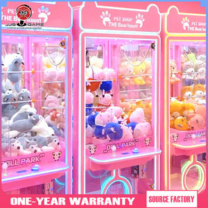 完全透明パンダクレーンマシン紙幣・硬貨対応ゲームギフトマシンおもちゃ販売アーケードクレーンマシン - Product Image 4