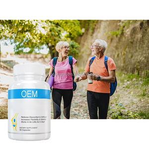 Joint Support <strong>Supplement</strong> Hyaluronic Acid Collagen Type Boswellia 30 Capsules for Improved Mobility <strong>Flexibility</strong> Comfort Adults - Product Image 4