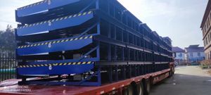 Plataforma de carga de nivel de muelle 8/10/12T de alta calidad con nueva bomba de motor para descarga de camiones en plantas de fabricación - Product Image 6