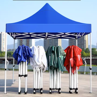 Tente pliante de marché en plein air, cadre de tente pliante d'usine, tente portable pliante pour salon professionnel