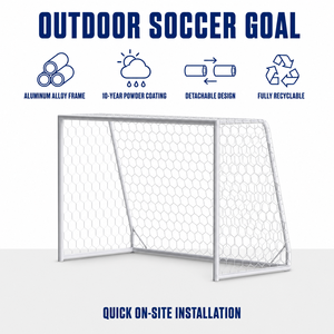 Buts de football et de soccer en aluminium pour terrains de sport – Équipement de terrain en <span class=keywords><strong>métal</strong></span> pour la vente en gros - Product Image 2