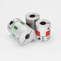 Accouplement d'arbre de type pince Rotex, entraînement moteur électrique, accouplements d'arbre rigides, trou de 6 mm 8 mm