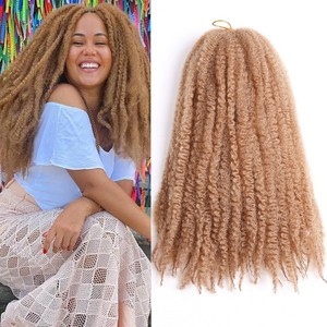 Peluca Afro-Africana Caterpillar Dirty Braids 75cm Marley Mezcla de Seda Doble Trama a Máquina 30 - Product Image 2